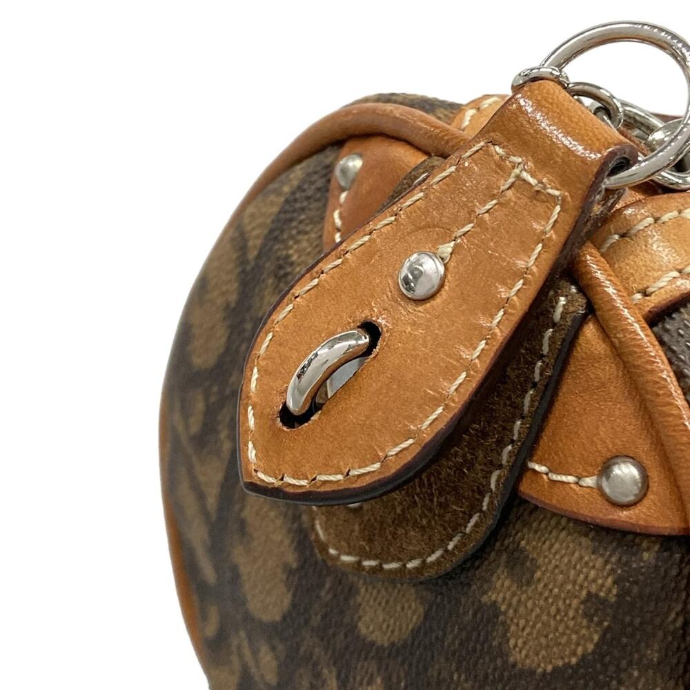 Christian Dior DIOR/ChristianDior Romantique Handbag Brown Black PVC Leather - Picture 11 of 15
